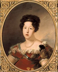 Dona Maria Isabel de Braganza. Portugáliai Mária Izabella (vagy Bragançai Mária Izabella) portréja