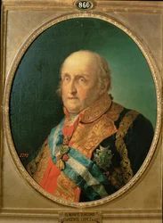 Don Antonio Pascual de Borbon infáns, IV. Károly király testvére (festmény, vászon)