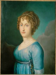 Szicíliai Mária Antónia, II. Leopold nagyherceg felesége (festmény, vászon)