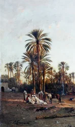 Oázis széle, részlet