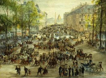 Egy forgalmas körút, 1877