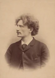 Ignacy Jan Paderewski zeneszerző portréja 1860-1941, 1889-1890.