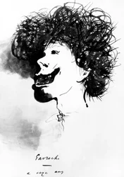 Gavroche 11 évesen, „A nyomorultak” című műből, Victor Hugo rajza