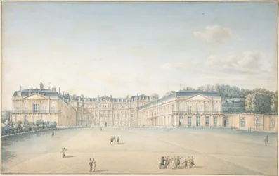 A Saint-Cloud-i kastély udvara