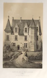 Festői építészet vagy a 15. századi műemlékek. És XVI. Századok: XV. és XVI. századi francia kastélyok: Pl. 57, Château De La Poissonnière (Sarthe)
