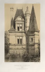 Festői építészet vagy a 15. századi műemlékek. És XVI. Századok: XV. és XVI. századi francia kastélyok: Pl. 64, Château De La Sauloye (Mayenne)