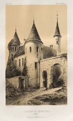 Festői építészet vagy a 15. századi műemlékek. És XVI. Századok: XV. és XVI. századi francia kastélyok: Pl. 89, Château du Vaumissel (Calvados)
