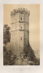 Festői építészet vagy a 15. századi műemlékek. És XVI. Századok: XV. és XVI. századi francia kastélyok: Pl. 90, Tour de Buffon Montbardban (Côte d