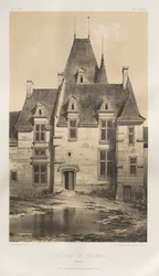 Festői építészet vagy a 15. századi műemlékek. És XVI. Századok: XV. és XVI. századi francia kastélyok: Pl. 97, Château de Baumais (Calvados)