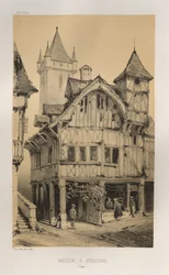 ...Pl. 27, Maison A Peronne Somme, megjelent 1860.