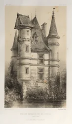...pl. 63, egykori Manor De La Fosse Saône et Loire, 1860.