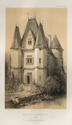 ...pl. 70, Villechétive Nièvre kúria, 1860.