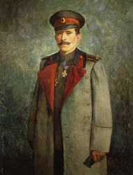 Jekon tábornok, a bolgár hadsereg vezérkari főnöke, 1916 körül (olaj, vászon)