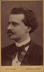 Eduard Strauss zeneszerző portréja 1835-1916, 1874.