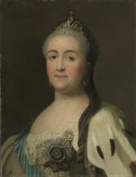 II. Katalin császárné portréja 1729-1796.