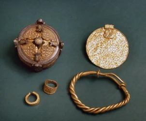 Viking ékszerek a svédországi Gotlandról. 10. század. Stockholm, Historiska Museet