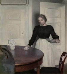 Belső, Strandgade 30, részlet, 1899