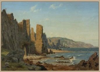 Strandképzés Bornholmon. Jelenet Røből