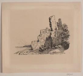 Bornholm sziklás partja