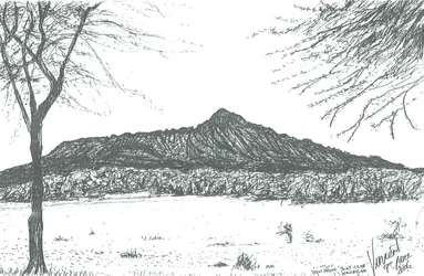 Hegy a csónakklubból a Naivasha-tónál, Kenya; 2006