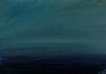 Ocean Twilight, 2017, (olaj, vászon tábla)