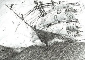 Storm Creators Barents-tenger, 2017, (Tinta papíron)