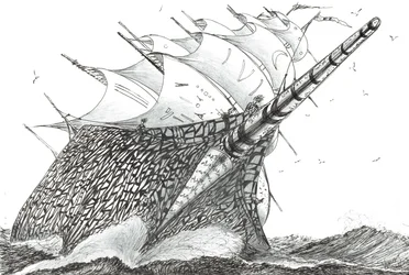 Storm Creators Wellington Strait, 2023 (tinta és ceruza papíron)