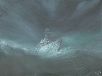 A USS Warrington elveszett a hurrikánban a Bahamáknál 1944. szeptember 13-án, 2019.