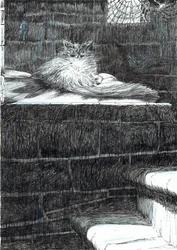 21. oldal, The Castle in the Forest of Findhorn, 2006, (tinta papíron)