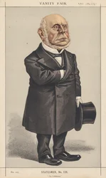 Vanity Fair: Statesman, No. 126 An Arbitrator, 1872.