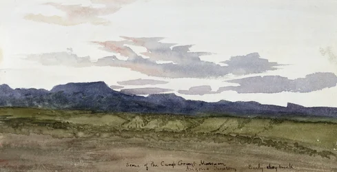 A Camp Grant mészárlás jelenete, Arizona