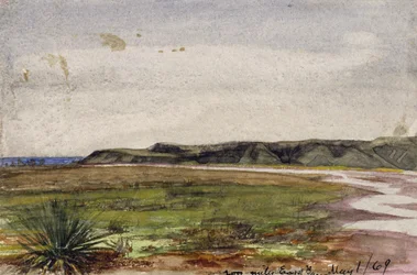 Kétszáz mérfölddel keletre Bascomtól, 1869. május 1. (akvarell papíron)