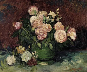 Rózsák és bazsarózsák, 1886