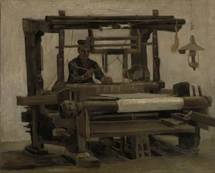 Takács a szövőszéknél, 1884.
