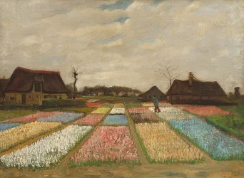 Virágágyások Hollandiában. 1883 körül