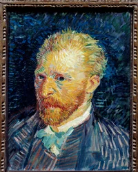 Önarckép, Vincent van Gogh (1853-1890) festménye, 1887, Nap. 0,44 x 0,35 m, Párizs, Musée d