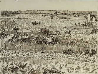 Émile Bernard aratása Provence-ban, 1888