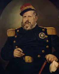 II. Ferdinánd Bourbon-Two Sicilies portréja (olaj, vászon)