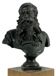 Meissonier festő mellszobra