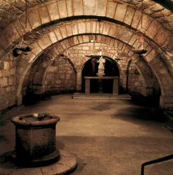 Szent Antolín kriptája, a palenciai székesegyház, Spanyolország, 7. század