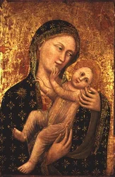 Madonna és gyermek (panel)