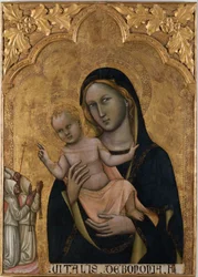 A zászlósok szűze, 1350 körül.