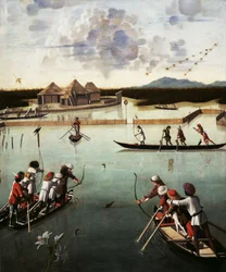 Vadászat a lagúnán, kb. 1490-5