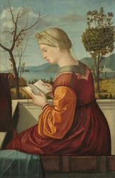 Az olvasó Szűzanya, kb. 1505.
