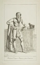 A francia polgár belső öltözéke, 1794.