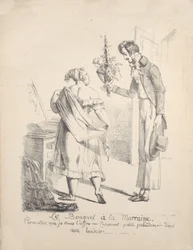 A keresztanya csokor, kb. 1800-1825.
