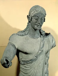 Veii Apollón, Minerva templomából, ie 510 körül (terrakotta) (58171 részlet)