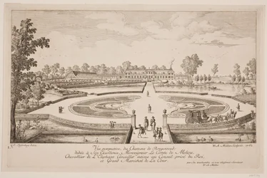 Vue perspektíva du Chateau de Bregentved