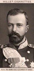 H.I.H. Sándor orosz nagyherceg, 1908.