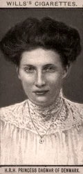 H.R.H. Dagmar dán hercegnő, 1908.
